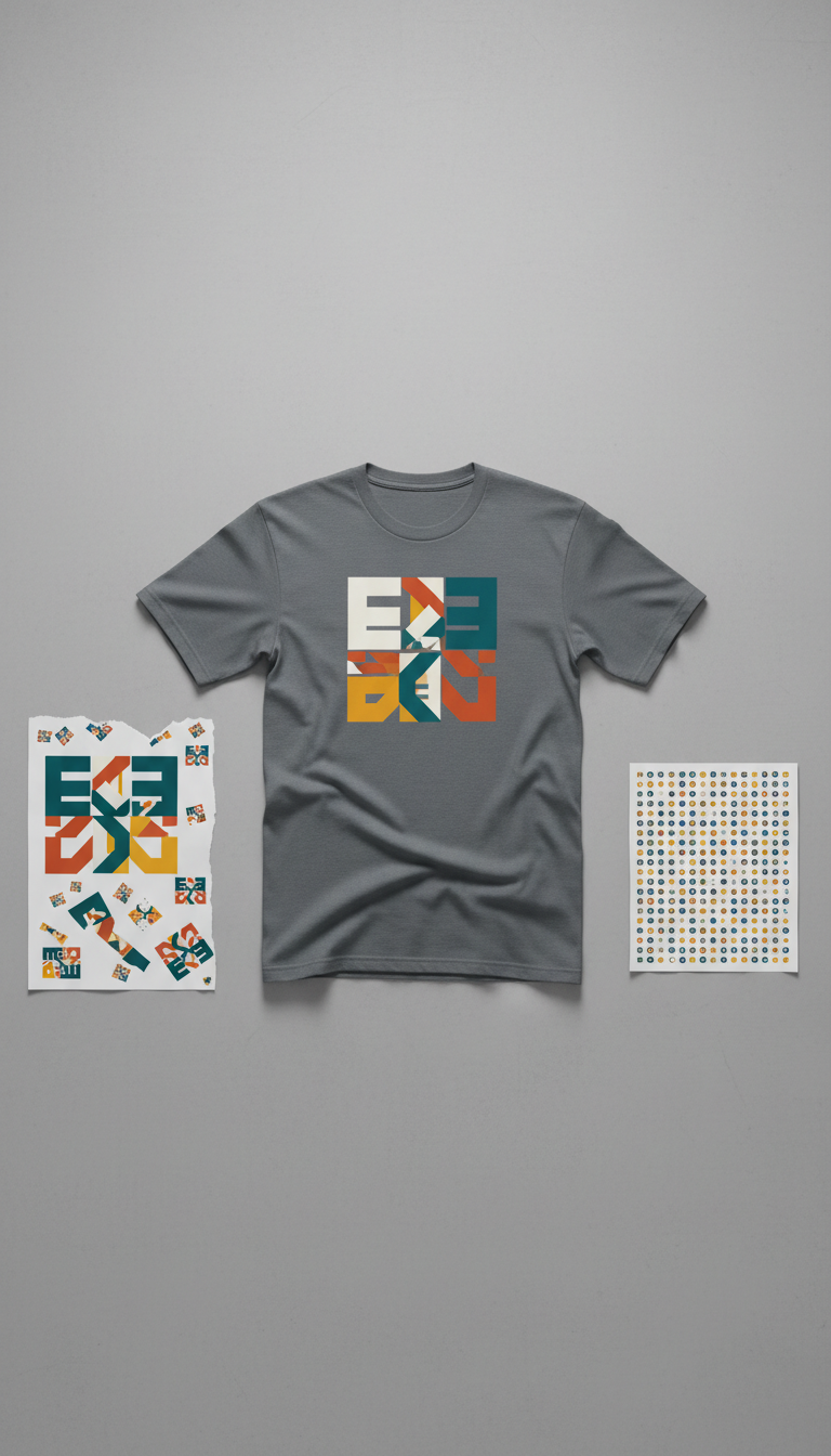 Custom Cotton T-Shirt With Typographic Print